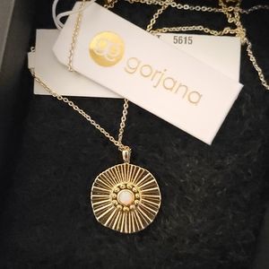 Gorjana Sunburst Coin Necklace